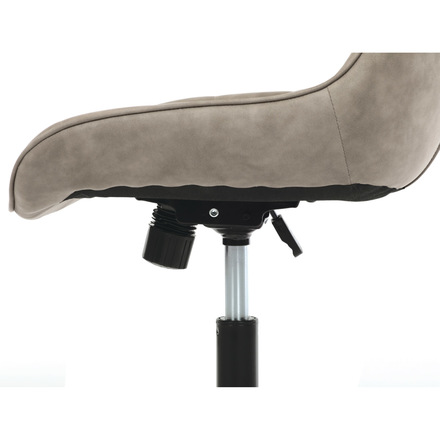 Kancelářská židle Autronic béžová látka v dekoru broušené kůže, černý kovový kříž (KA-V3120 LAN3) (38)