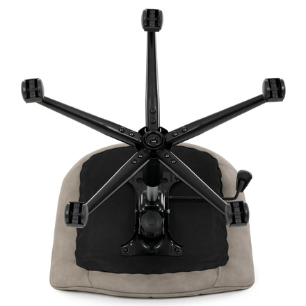 Kancelářská židle Autronic béžová látka v dekoru broušené kůže, černý kovový kříž (KA-V3120 LAN3) (39)