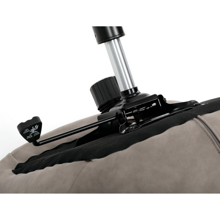 Kancelářská židle Autronic béžová látka v dekoru broušené kůže, černý kovový kříž (KA-V3120 LAN3) (40)