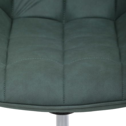 Kancelářská židle Autronic zelená látka v dekoru broušené kůže, černý kovový kříž (KA-V3120 GRN3) (25)