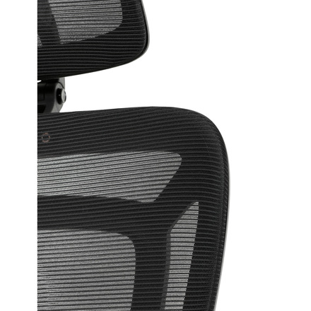 Kancelářská židle Autronic černá síťovina, posuvný opěrák, plastový kříž, kolečka na tvrdé podlahy, 4D područky (KA-Y358 BK) (29)