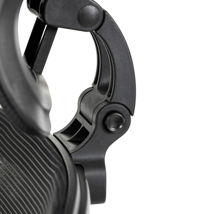 Kancelářská židle Autronic černá síťovina, posuvný opěrák, plastový kříž, kolečka na tvrdé podlahy, 4D područky (KA-Y358 BK) (41)