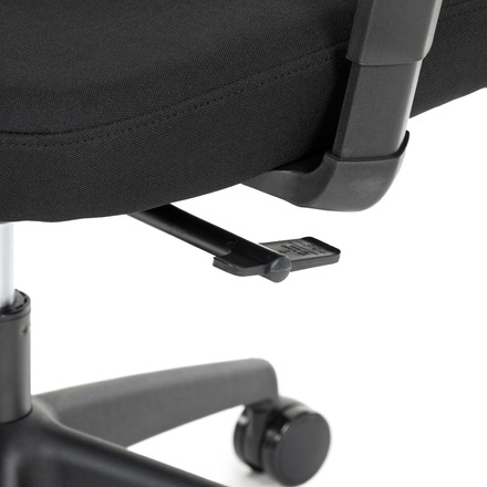 Kancelářská židle Autronic černá síťovina, posuvný opěrák, plastový kříž, kolečka na tvrdé podlahy, 4D područky (KA-Y358 BK) (45)