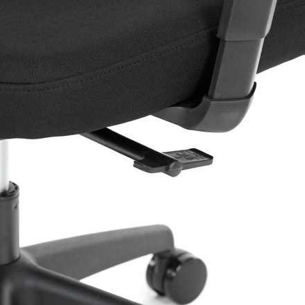 Kancelářská židle Autronic černá síťovina, posuvný opěrák, plastový kříž, kolečka na tvrdé podlahy, 4D područky (KA-Y358 BK) (45)