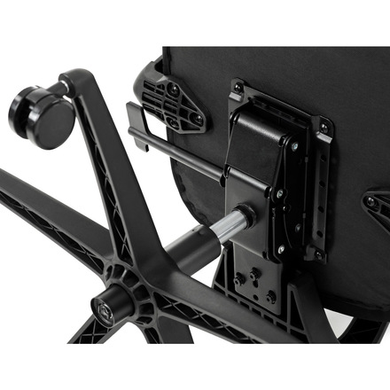 Kancelářská židle Autronic černá síťovina, posuvný opěrák, plastový kříž, kolečka na tvrdé podlahy, 4D područky (KA-Y358 BK) (49)