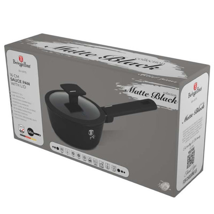 Rendlík s poklicí s titanovým povrchem Berlingerhaus BH-8175 16 cm Matte Black Collection (1)