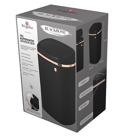 Odpadkový koš Berlingerhaus BH-8542 se senzorovým otvíráním 58 l Black Rose Collection (3)