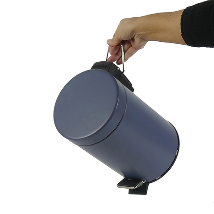 Kosmetický koš Kela KL-24292 Monaco kov modrá 3l (4)