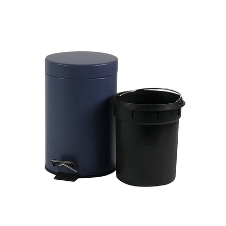 Kosmetický koš Kela KL-24292 Monaco kov modrá 3l (6)