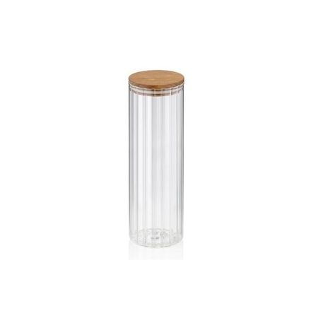 Zásobní dóza Kela KL-15285 Dorothea sklo transparentní 27,0cm 9,0cm 1,5l