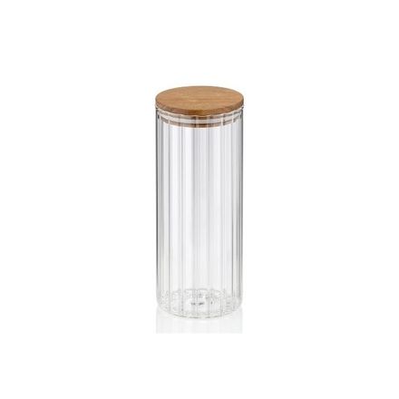 Zásobní dóza Kela KL-15284 Dorothea sklo transparentní 22,5cm 9,0cm 1,1l