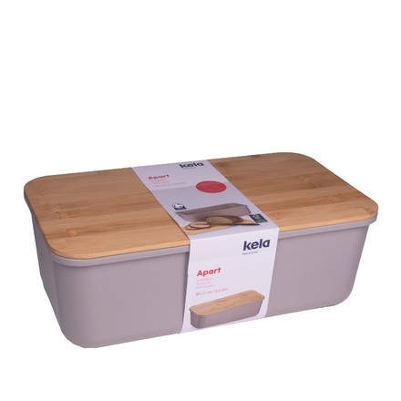 Chlebník Kela KL-12637 Apart plast světle šedý (7)