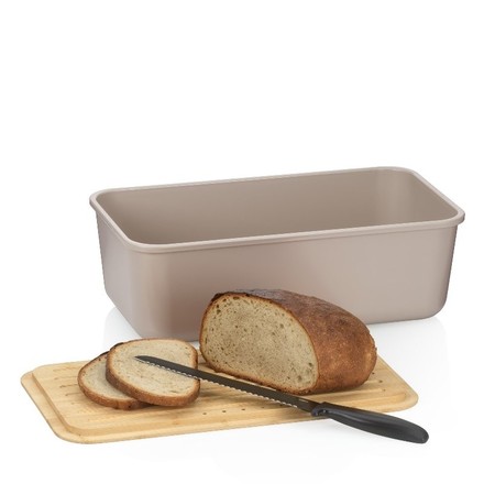 Chlebník Kela KL-12637 Apart plast světle šedý (8)