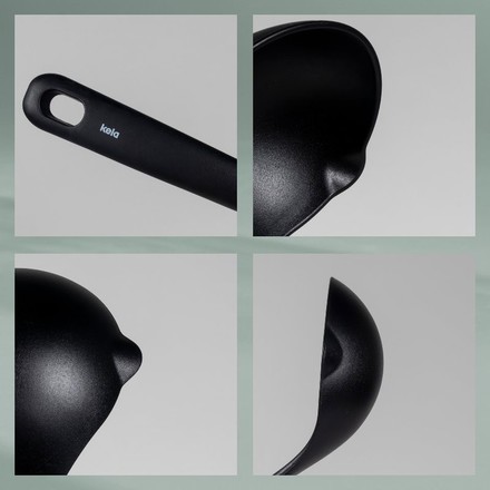 Naběračka na polévku Kela KL-12631 Apart plast černá (3)