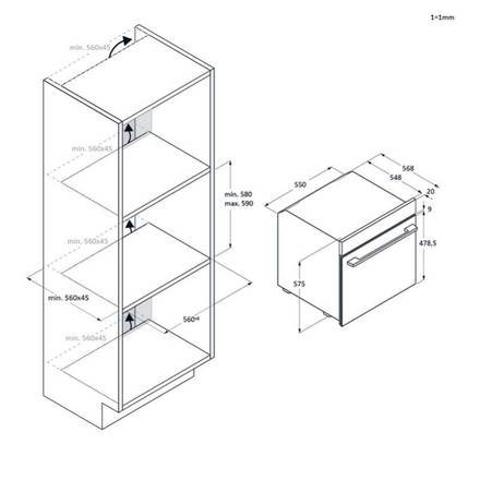 Samostatná vestavná trouba Haier H6 ID2P5B3YTX Titanium (11)