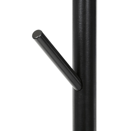Věšák Autronic Věšák dřevěný stojanový, masiv bambus, černá + zlatá barva (DR-N1006 BK) (3)