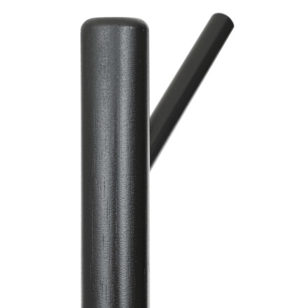 Věšák Autronic Věšák dřevěný stojanový, masiv bambus, černá + zlatá barva (DR-N1006 BK) (5)