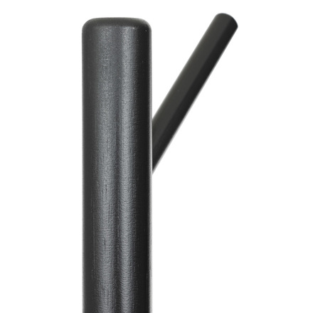 Věšák Autronic Věšák dřevěný stojanový, masiv bambus, černá + zlatá barva (DR-N1006 BK) (4)