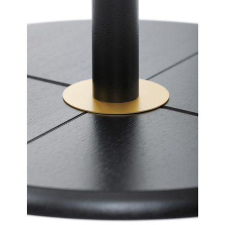 Věšák Autronic Věšák dřevěný stojanový, masiv bambus, černá + zlatá barva (DR-N1006 BK) (6)