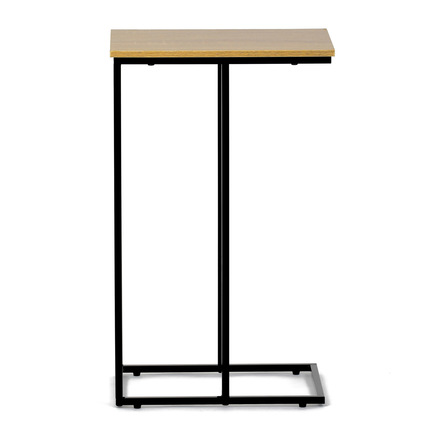 Odkládací stůl Autronic Odkládací stůl, MDF deska, dekor divoký dub, černý kov (CT-G1040 OAK) (1)