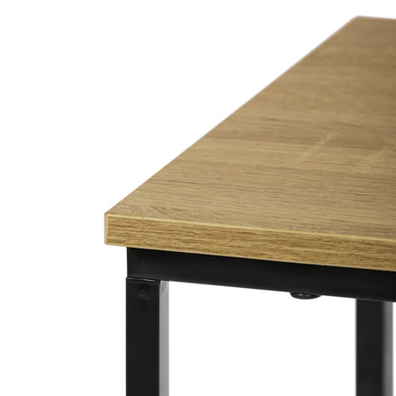 Odkládací stůl Autronic Odkládací stůl, MDF deska, dekor divoký dub, černý kov (CT-G1040 OAK) (25)