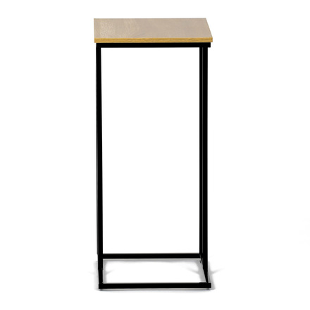 Odkládací stůl Autronic Odkládací stůl, MDF deska, dekor divoký dub, černý kov (CT-G1040 OAK) (4)