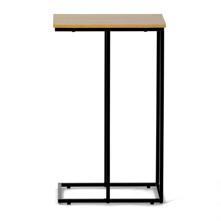 Odkládací stůl Autronic Odkládací stůl, MDF deska, dekor divoký dub, černý kov (CT-G1040 OAK) (7)