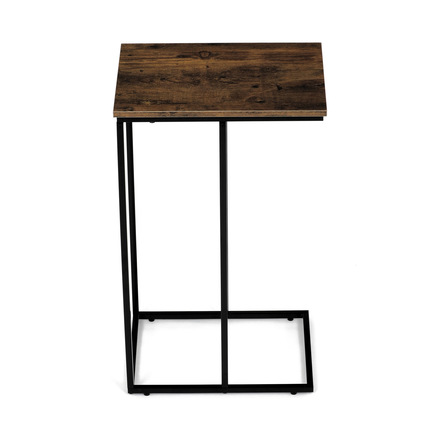 Odkládací stůl Autronic Odkládací stůl, MDF deska, dekor staré dřevo, černý kov (CT-G1040 OLW) (13)