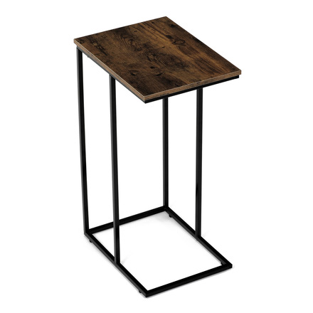 Odkládací stůl Autronic Odkládací stůl, MDF deska, dekor staré dřevo, černý kov (CT-G1040 OLW) (15)