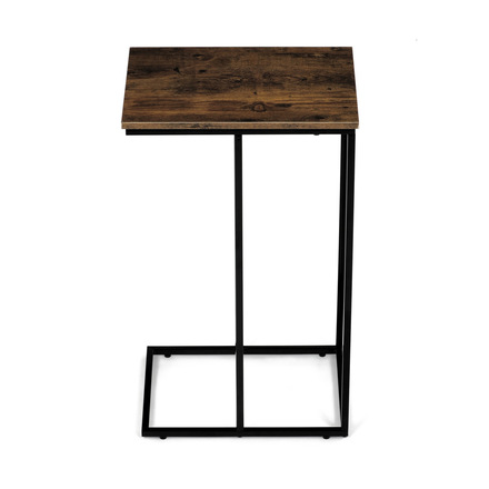 Odkládací stůl Autronic Odkládací stůl, MDF deska, dekor staré dřevo, černý kov (CT-G1040 OLW) (19)