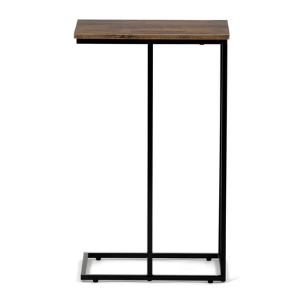 Odkládací stůl Autronic Odkládací stůl, MDF deska, dekor staré dřevo, černý kov (CT-G1040 OLW) (7)