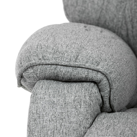 Relaxační křeslo Autronic TV a relaxační křeslo, manuální polohování, potah světle šedá látka (TV-4088 SIL2) (42)