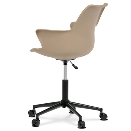 Kancelářská židle Autronic Židle kancelářská, cappucino plastová skořepina, plastový kříž (KA-J772 CAP) (2)