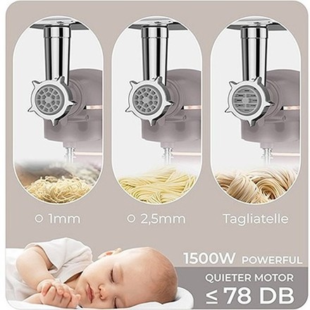 Kuchyňský robot Berlingerhaus BH-9530 s mlýnkem a mixérem 1500 W Taupe Collection (2)