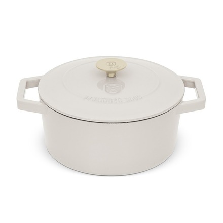 Pekáč litinový s poklicí Berlingerhaus BH-6528 24 cm Sahara Collection (1)
