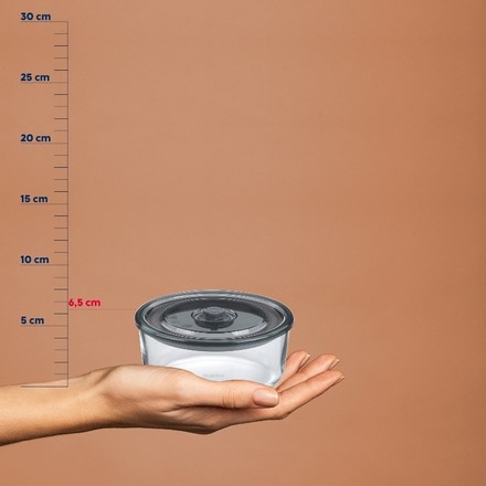 Dóza na potraviny Kela KL-12640 skladovací Aurelia sklo 6,5cm 15,5cm 0,7l (5)