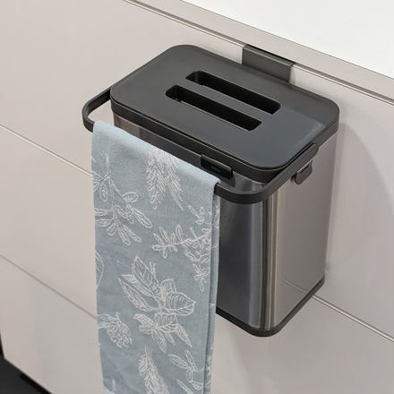 Odpadkový koš Kela KL-12129 na bio odpad Plata nerez matná stříbrná 20,5x13,0x21,0cm 2,1l (8)