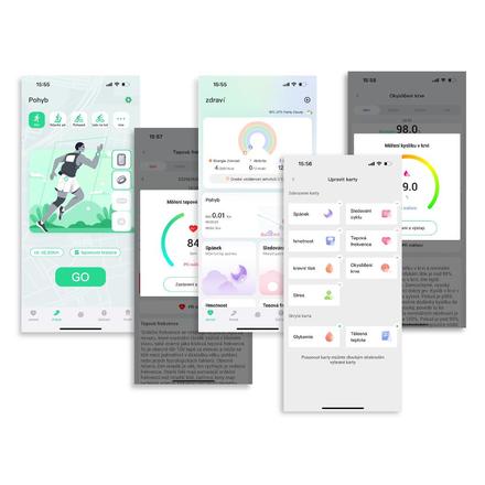 Chytrý prsten Aligator Smart Ring Black velikost 11 (12)