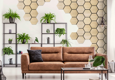 Akustický panel G21 81,5x66,5x2,1 cm plástev, přírodní dub (8)