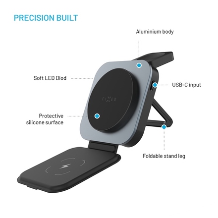 Nabíjecí stojan Fixed nabíjecí stojan 3v1 FIXMFLE-AL-GR (4)