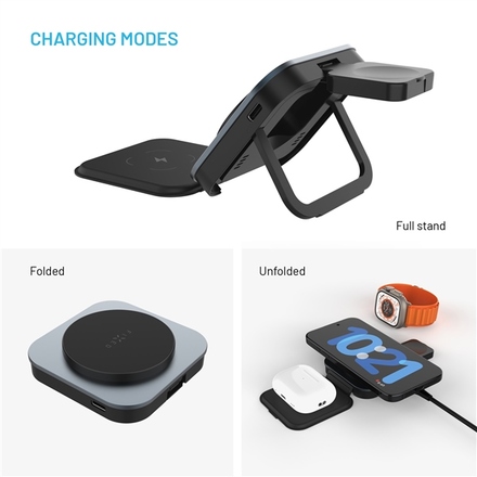 Nabíjecí stojan Fixed nabíjecí stojan 3v1 FIXMFLE-AL-GR (6)