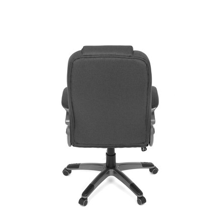 Kancelářské křeslo Autronic černá látka, šedý plastový kříž, kolečka na tvrdé podlahy (KA-C713 BK2) (19)