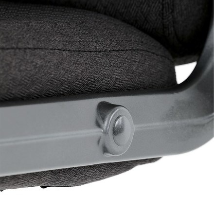 Kancelářské křeslo Autronic černá látka, šedý plastový kříž, kolečka na tvrdé podlahy (KA-C713 BK2) (31)