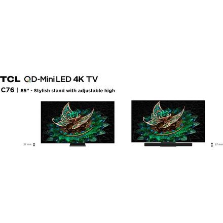 UHD QLED televize TCL 85C765 (10)