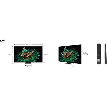 UHD QLED televize TCL 85C765 (9)