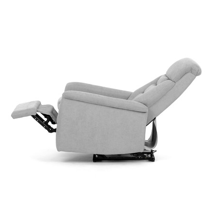 Relaxační křeslo Autronic TV a relaxační křeslo s elektrickým ovládáním, potah stříbrná látka (TV-925 SIL2) (9)