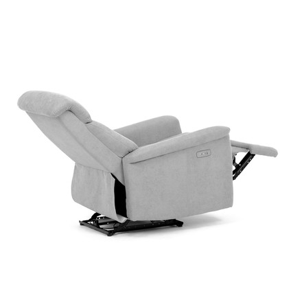 Relaxační křeslo Autronic TV a relaxační křeslo s elektrickým ovládáním, potah stříbrná látka (TV-925 SIL2) (16)