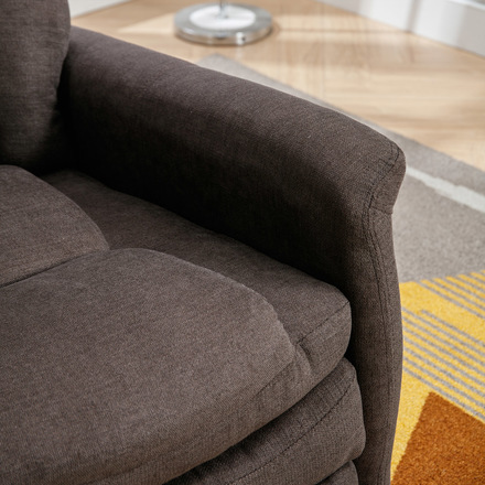 Relaxační křeslo Autronic TV a relaxační křeslo s elektrickým ovládáním, potah hnědá látka (TV-925 BR2) (5)