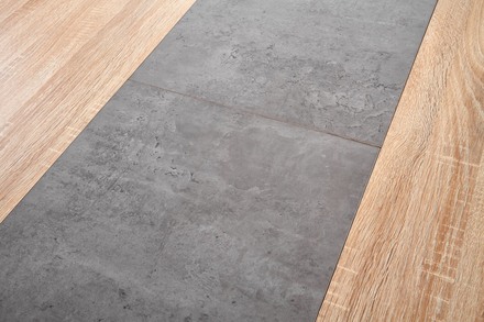 Moderní jídelní stůl s rozkladem Halmar ALBON stůl rozkládací dub sonoma / šedá (1p=1szt) (7)