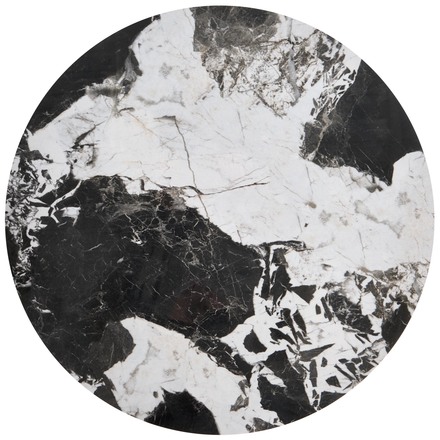 Konferenční stolek Halmar ALEXANDRA konferenční stolky sestava, černá mramor / černá (2 Karton) (7)